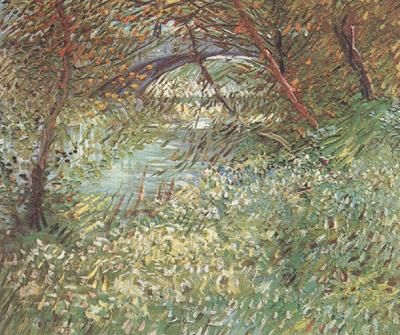 Vincent Van Gogh Banks of the Seine w tih Pont de Clichy in thte Spring (nn04)
